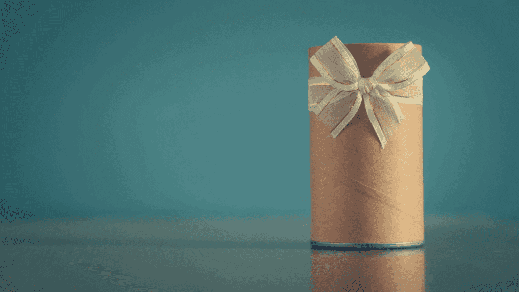 How to Wrap Cylinder Gifts