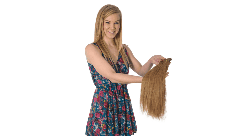 Wash hair extensions every 6 wears