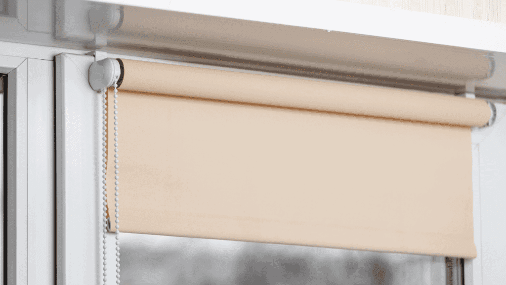 Stains on fabric roller blinds can be difficult to clean